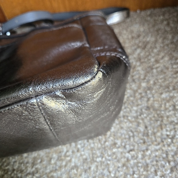 Coach H1163-F11721 Metallic Rose Gold Shoulder Tote Bag - Picture 6 of 8